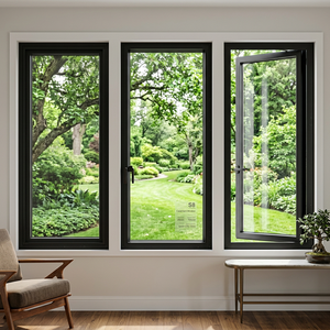 DERCHI Energy Efficient Soundproof Double Glazed Aluminum Casement Window