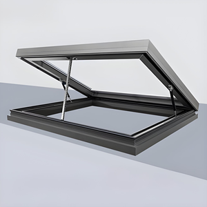 Electric Skylight Automatic Aluminum Sliding Folding Metal Roof Skylight Glass Folding Covers