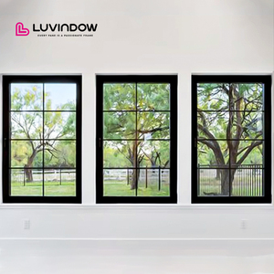 Hurricane Proof High Impact Black Aluminum Casement Windows