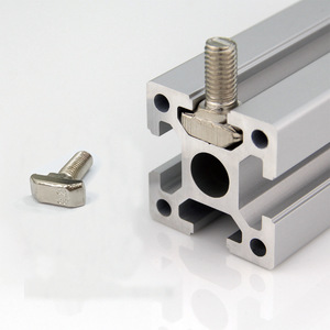Carbon Steel Hammer Head Bolt For 6mm Slot Aluminium Extrusion