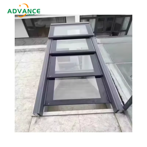 Remote Controlled Automatic Electric Motorized Retractable Sliding Glass Skylight System