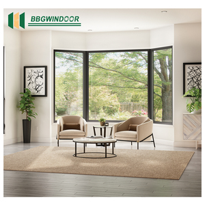 Soundproof Rainproof Big Glass Sliding Window
